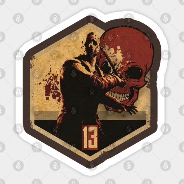 The 13th Sticker by CTShirts